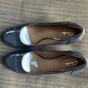 Clark’s Artisan patent leather heals. NWOT. Size 8.